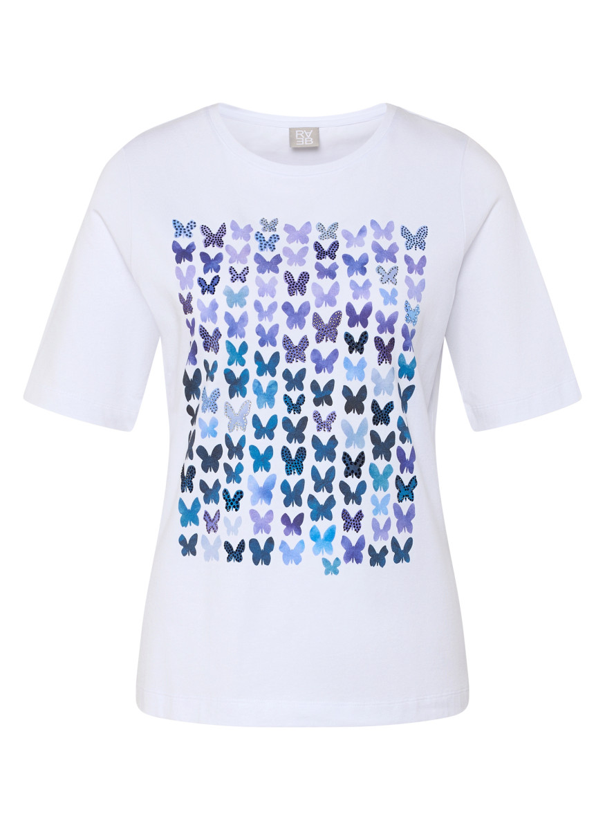 Damen T-Shirt Butterfly
