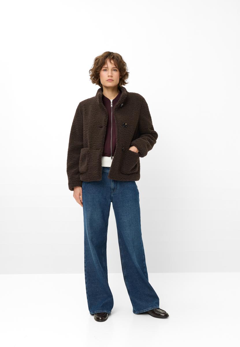 Damen Webpelzjacke