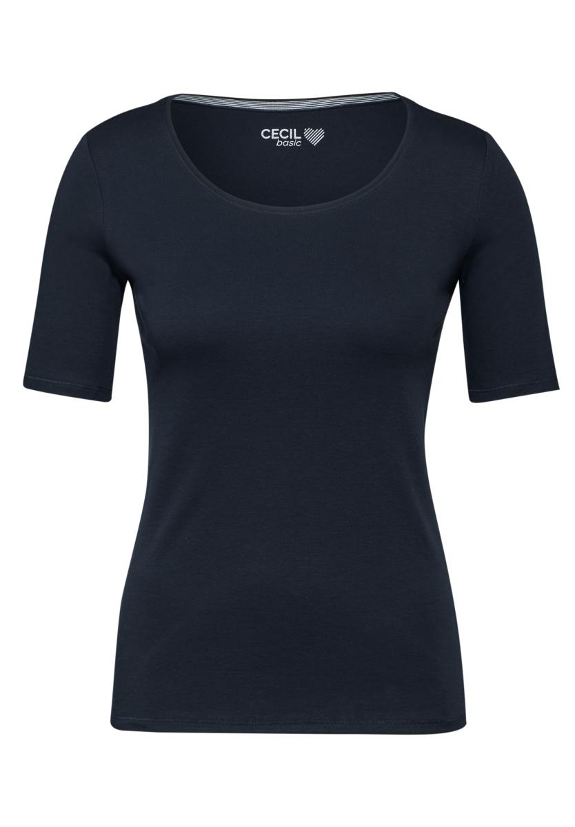 Damen T-Shirt in Unifarbe