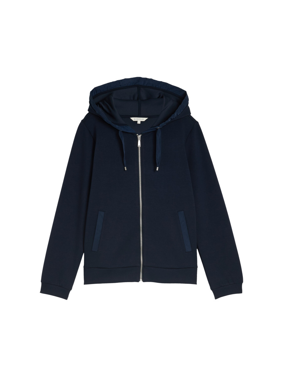 DamenSweatjacke aus Scuba