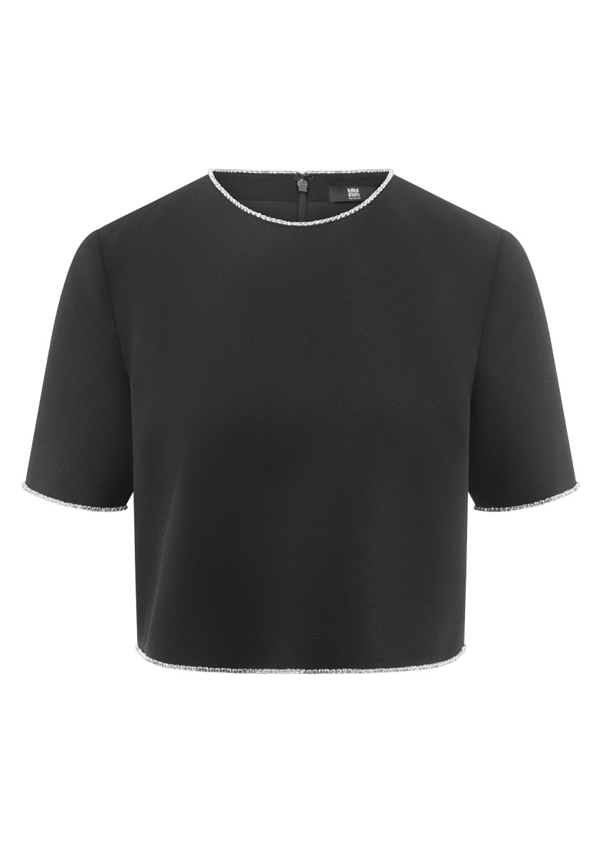 Damen Cropped Shirt