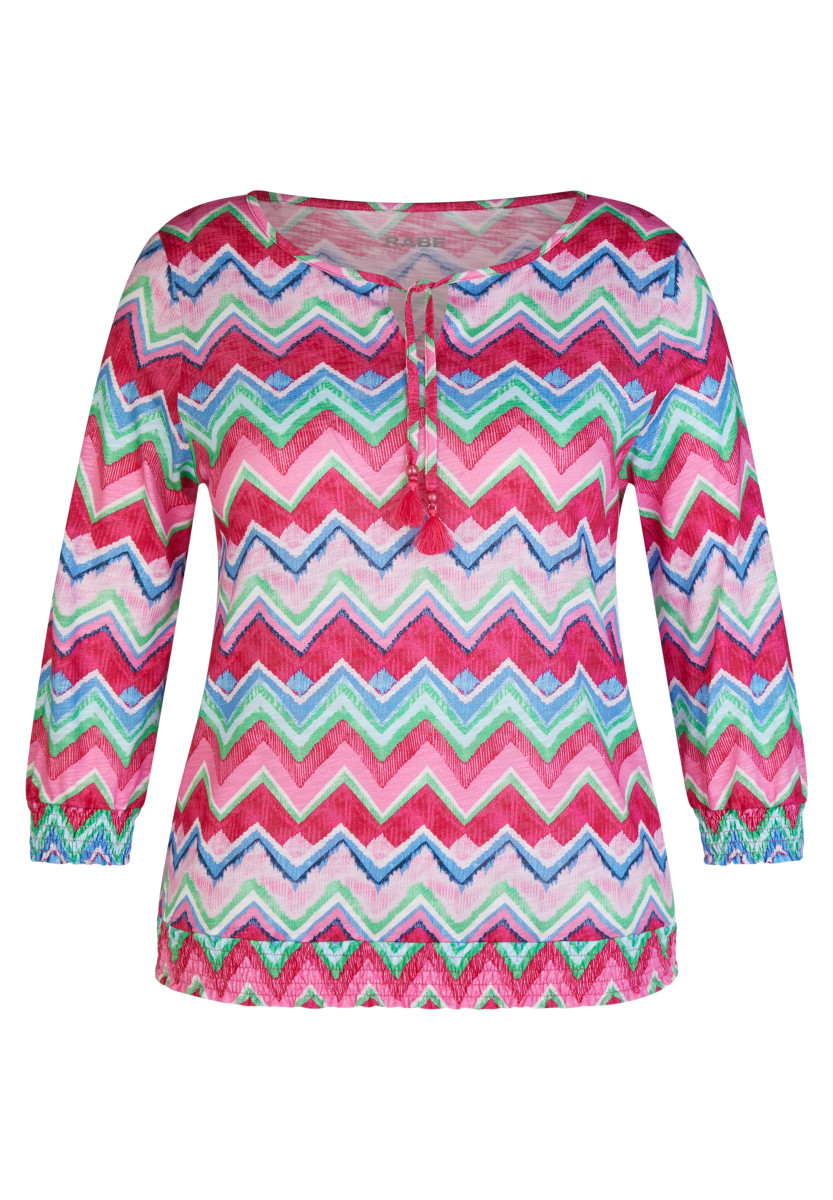 Damen Langarmshirt Colour Clash