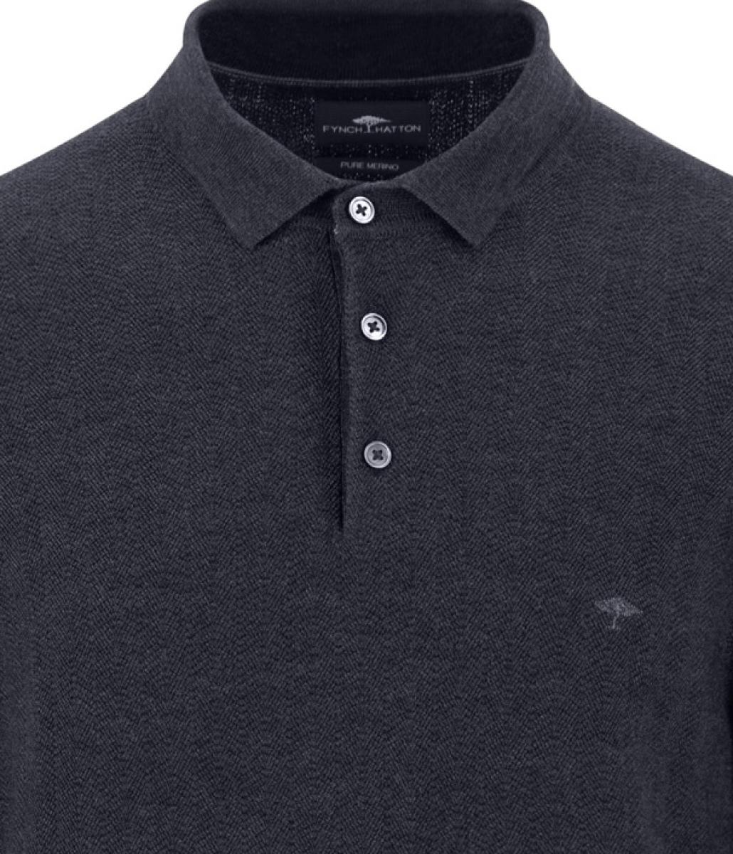 Herren Langarm Poloshirt