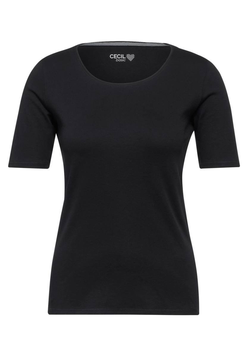 Damen T-Shirt in Unifarbe
