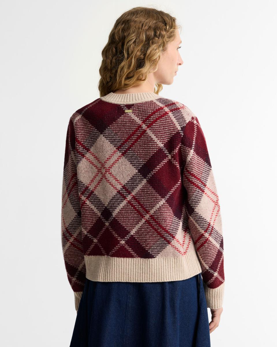 Damen Wollpullover Stevie Tartan