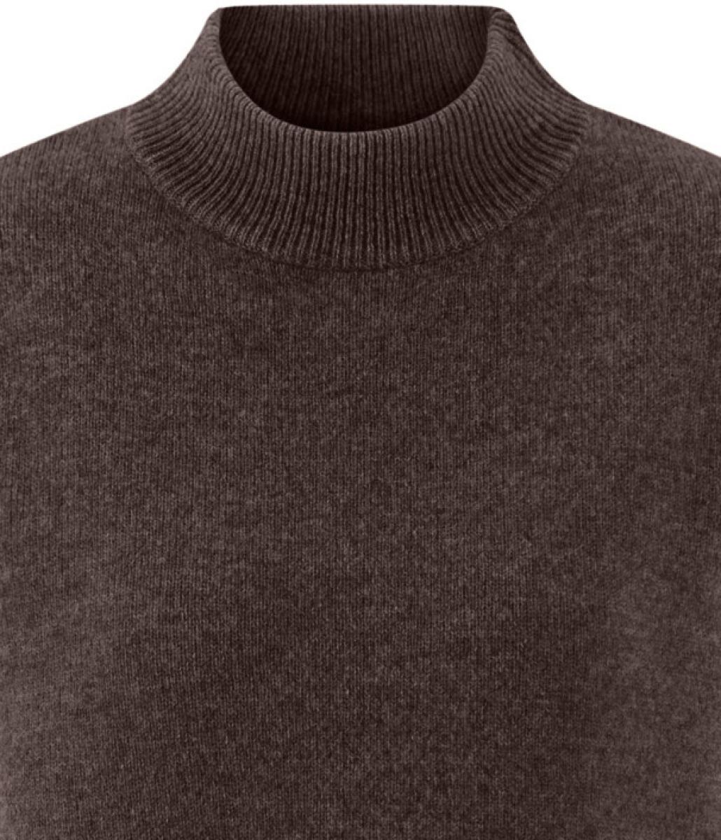 Damen Pullover Button SL