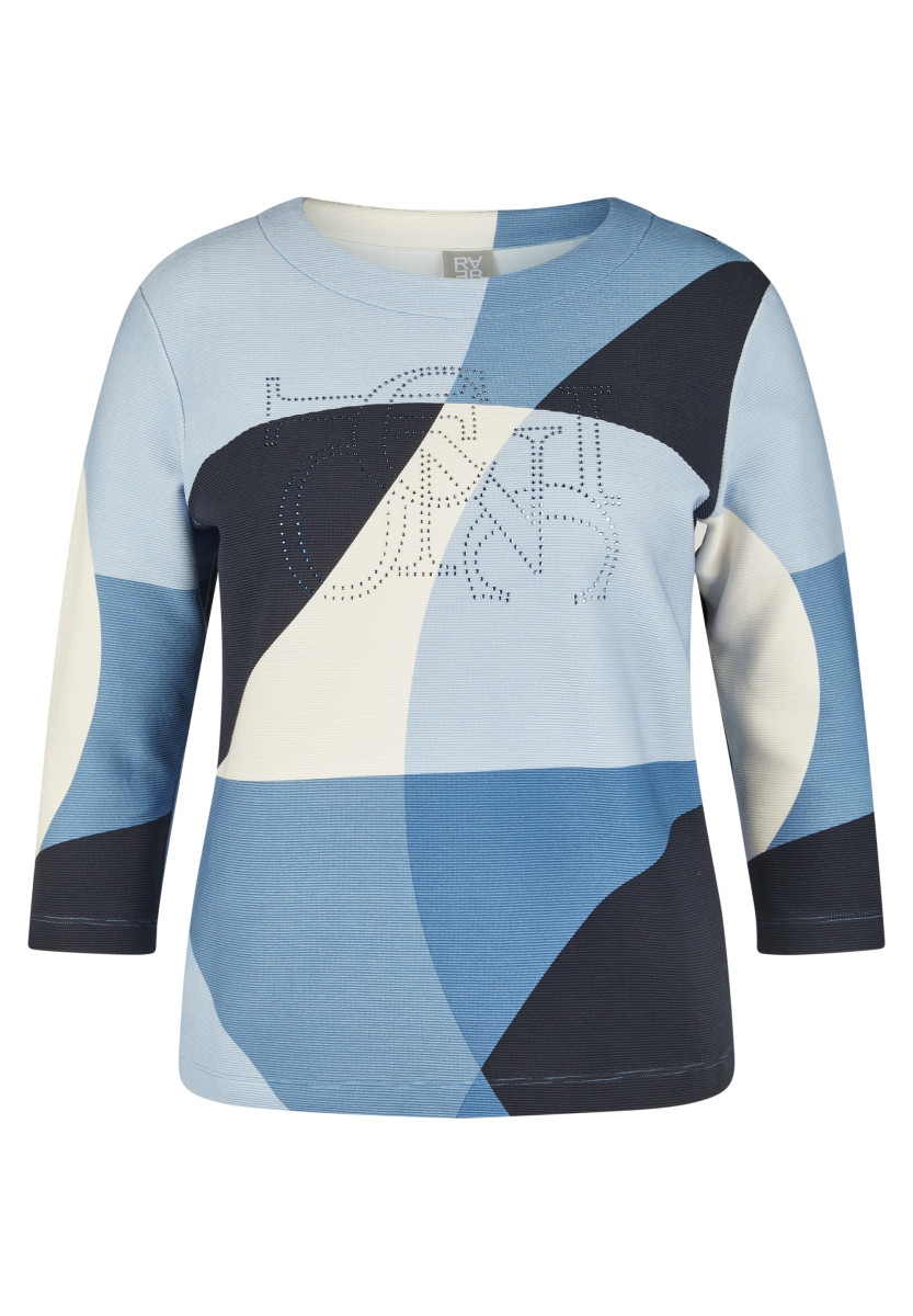 Damen Langarmshirt Nordic Blue