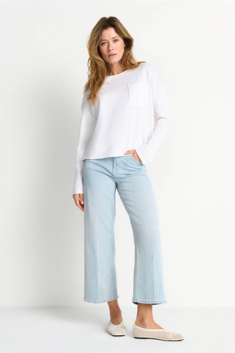 Damen Langarmshirt O Vintage Sleeve