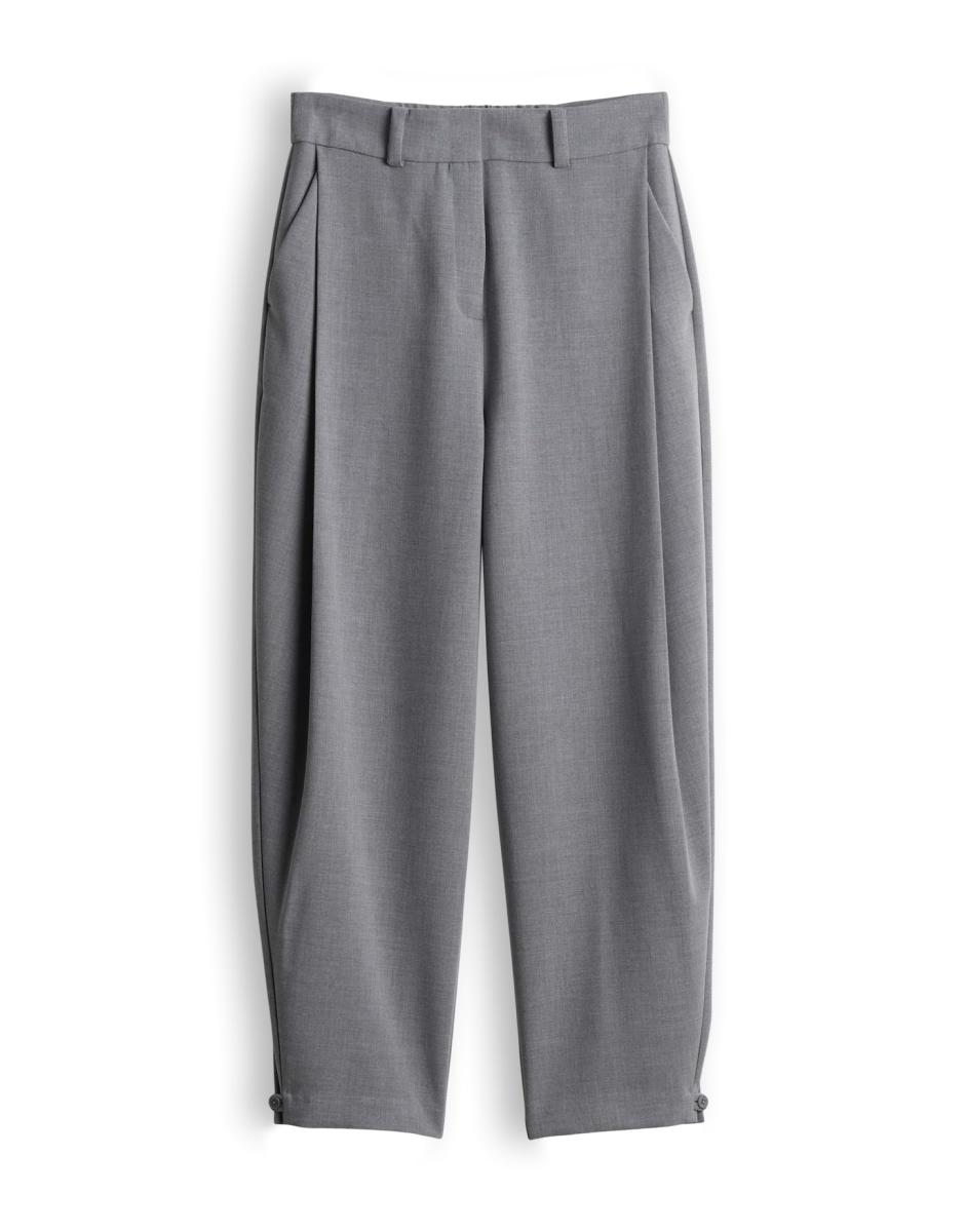 Damen Hose Catsby Barrel Detail