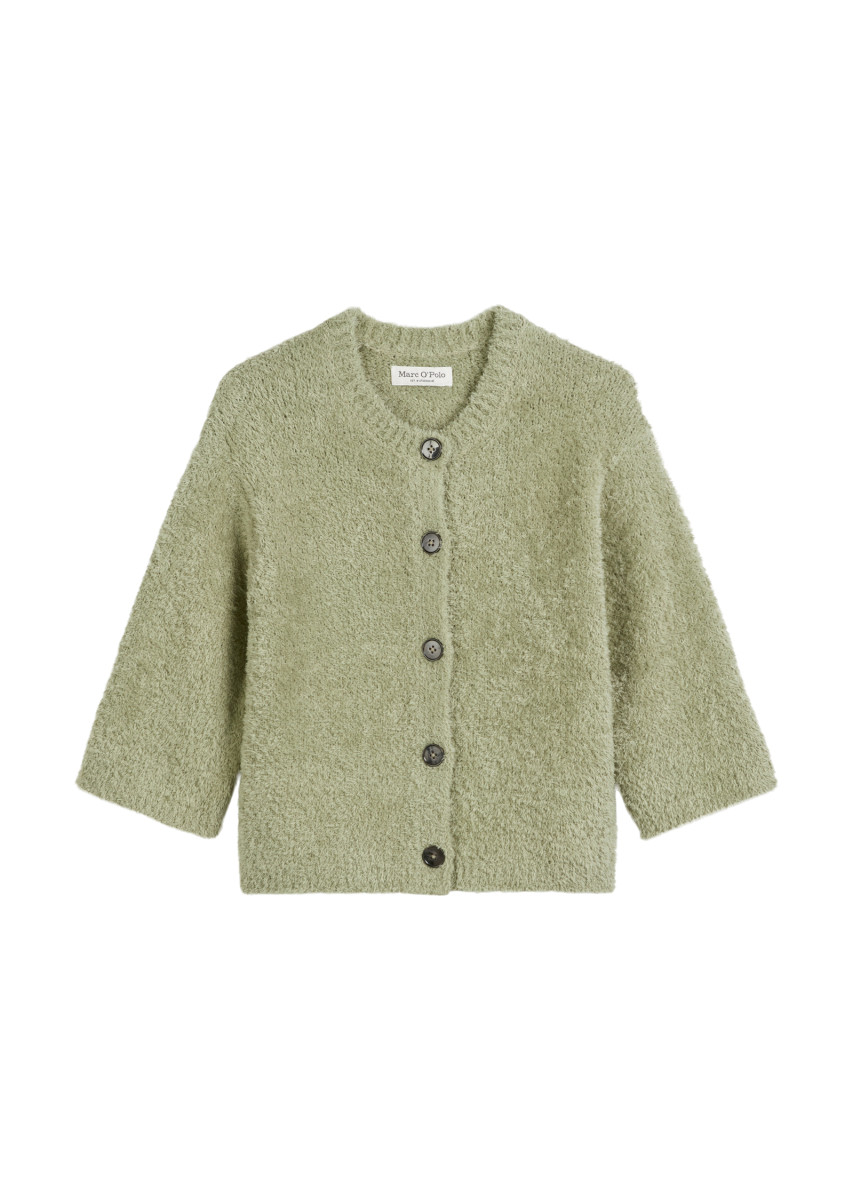 Damen Strickpullover Fuzzy-Knit