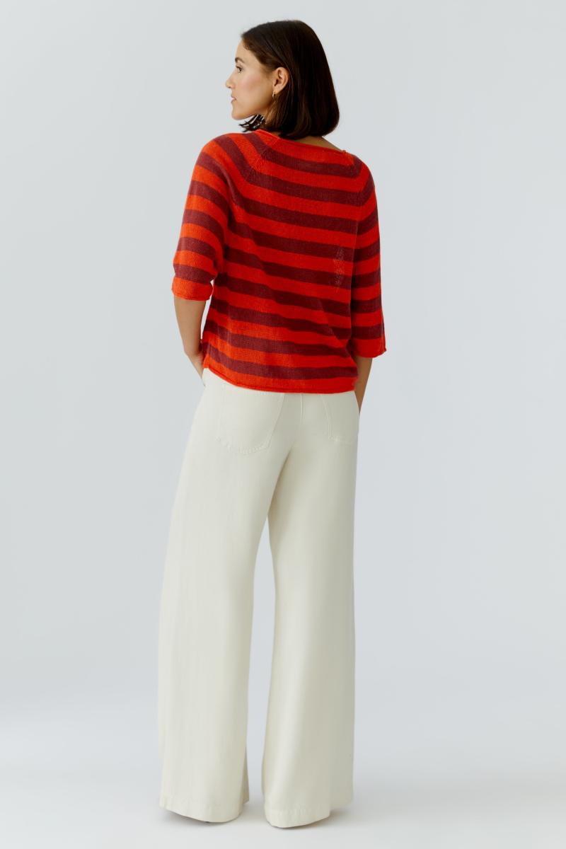 Damen Leinen-Pullover
