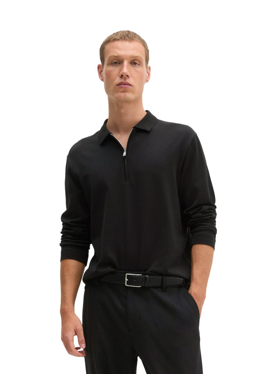 Herren Langarm-Poloshirt