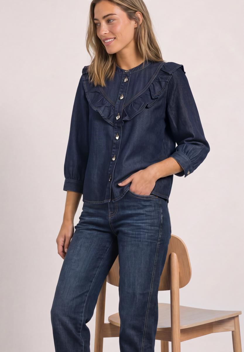 Jeansbluse