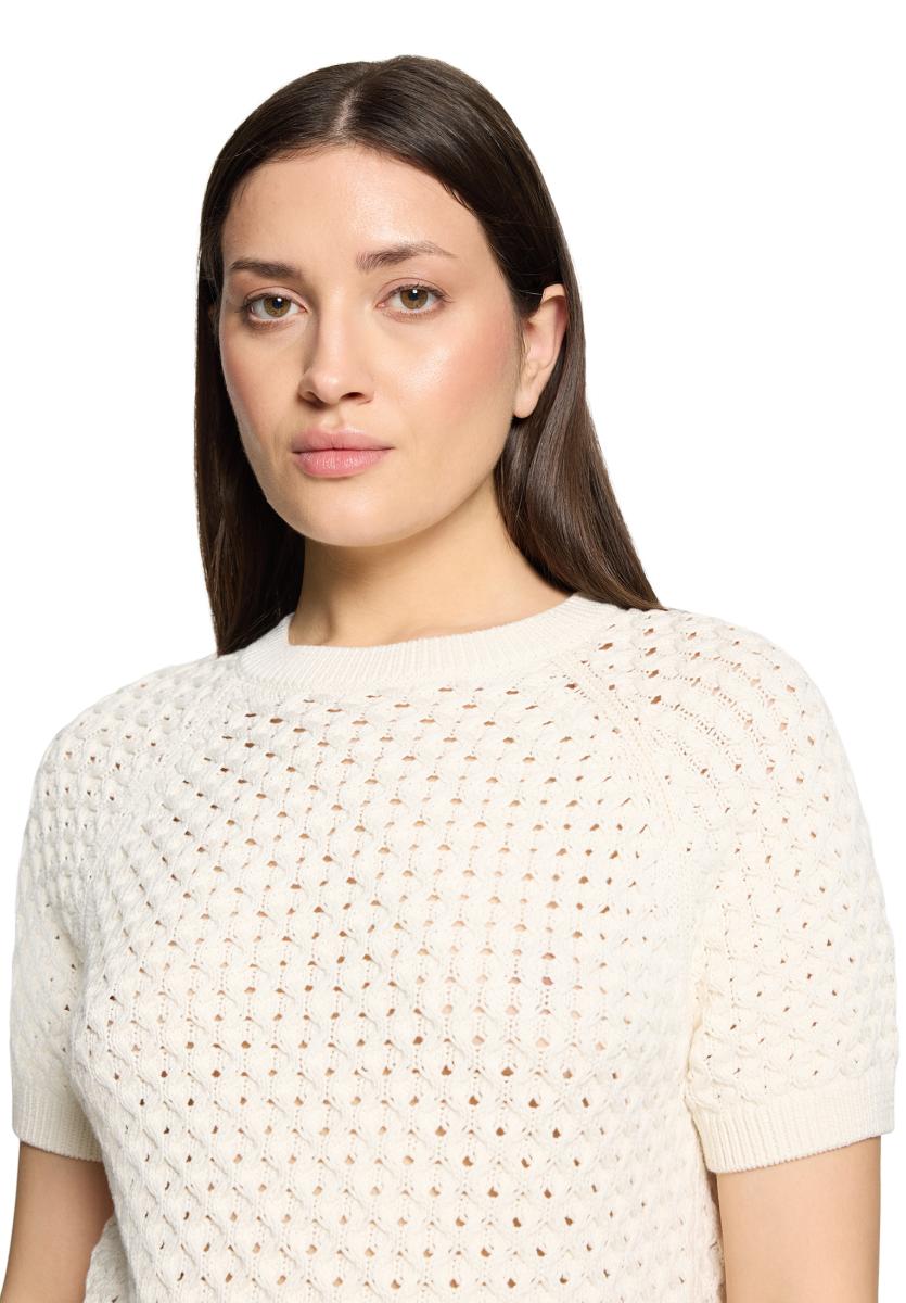 Damen Strickpullover Kurzarm