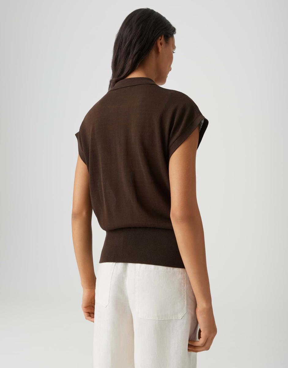 Damen Kurzarm-Pullover Posara