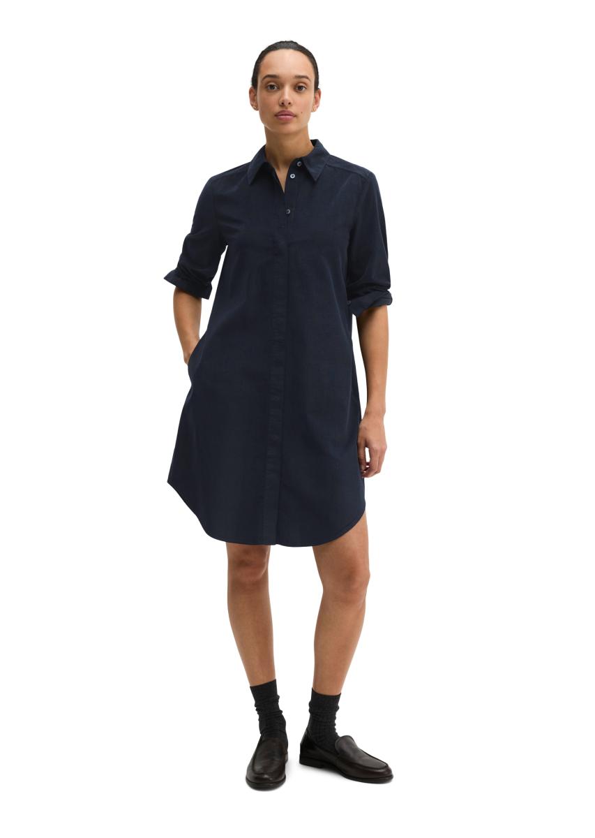 Cord-Hemdblusenkleid Wide