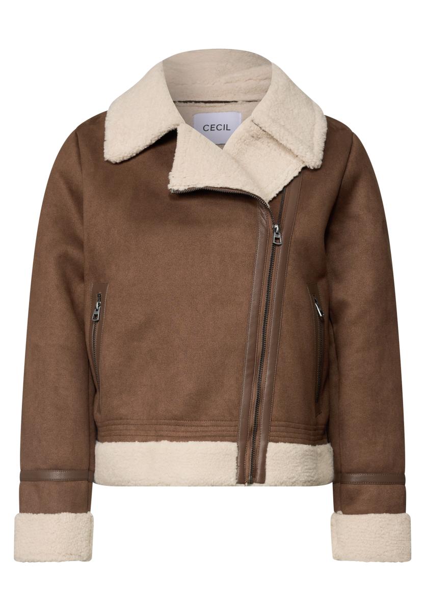 Damen Veloursjacke