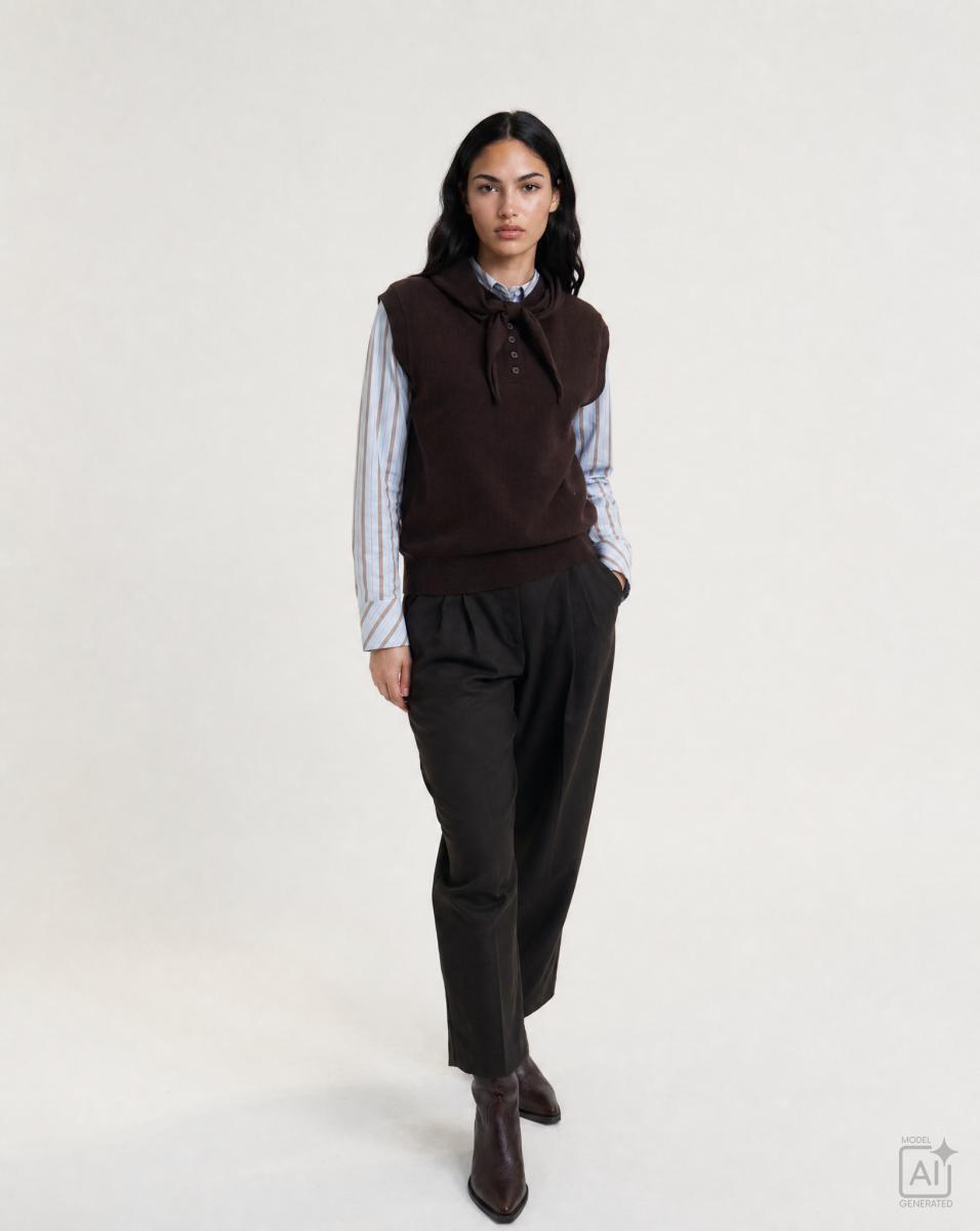 Damen Pullunder Slipover