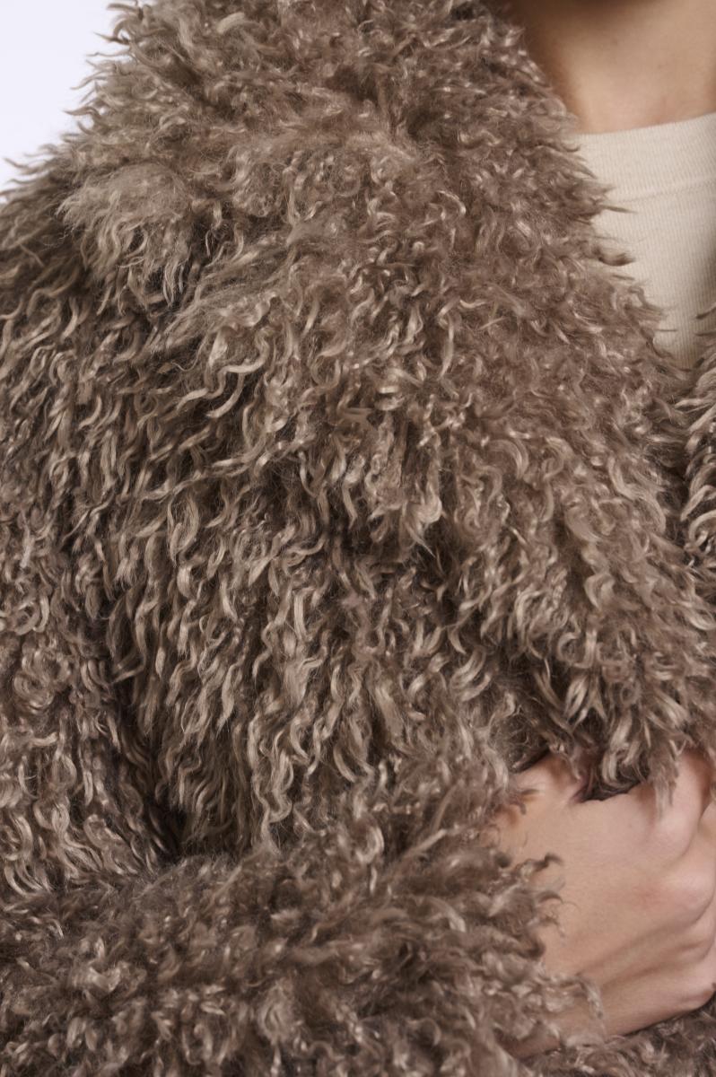 Damen Kunstfelljacke Lias