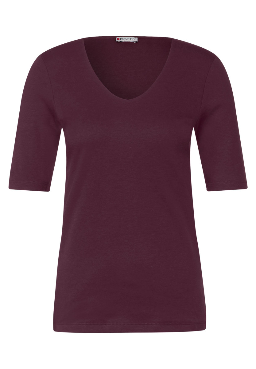 Damen Shirt in Unifarbe