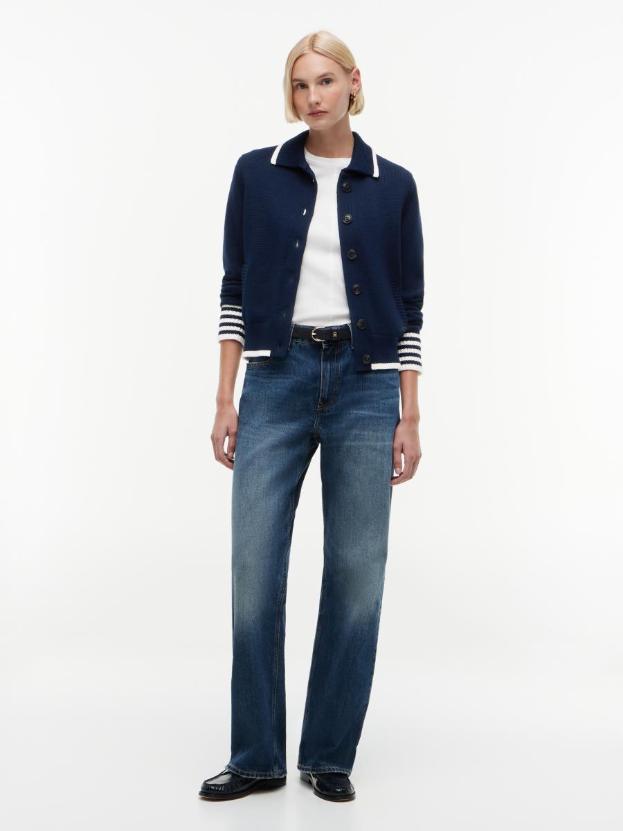 Damen Polo-Cardigan
