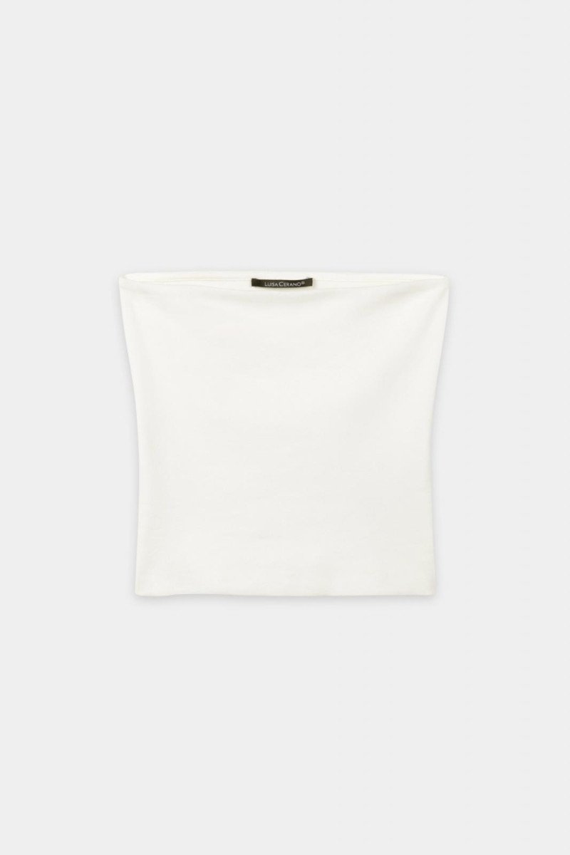 Bandeau-Top in Ripp-Optik