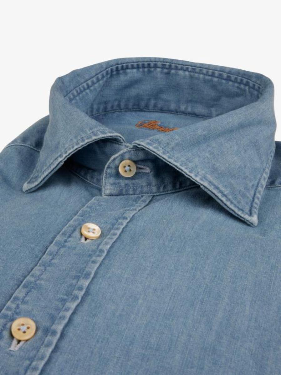 Legeres Denim-Stretchhemd