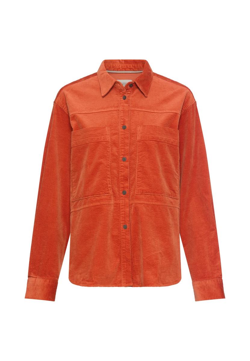 Cord-Bluse
