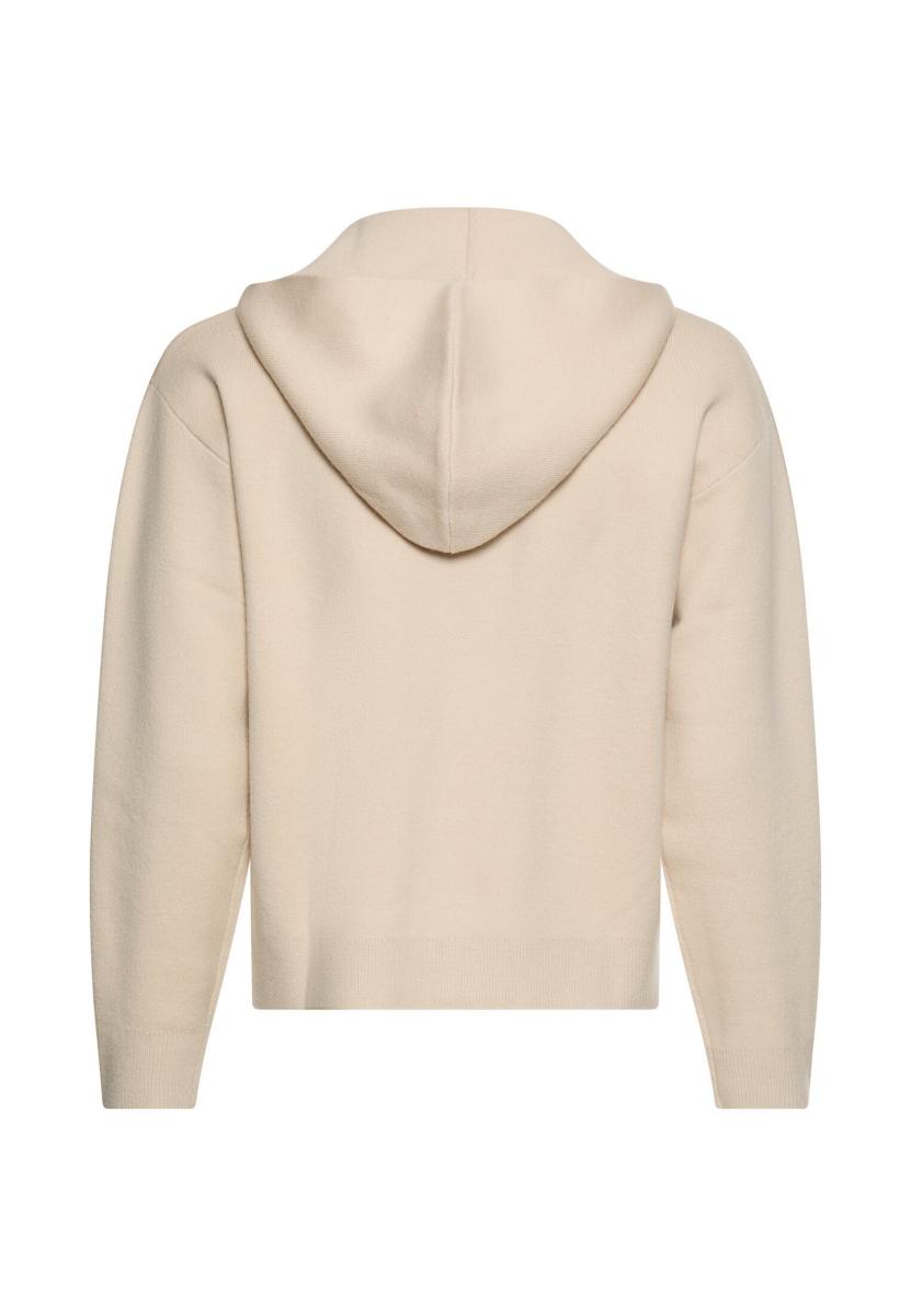 Strickjacke Mit Kapuze
