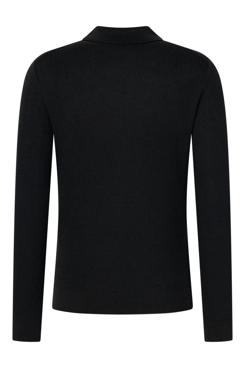 Herren Strick-Poloshirt