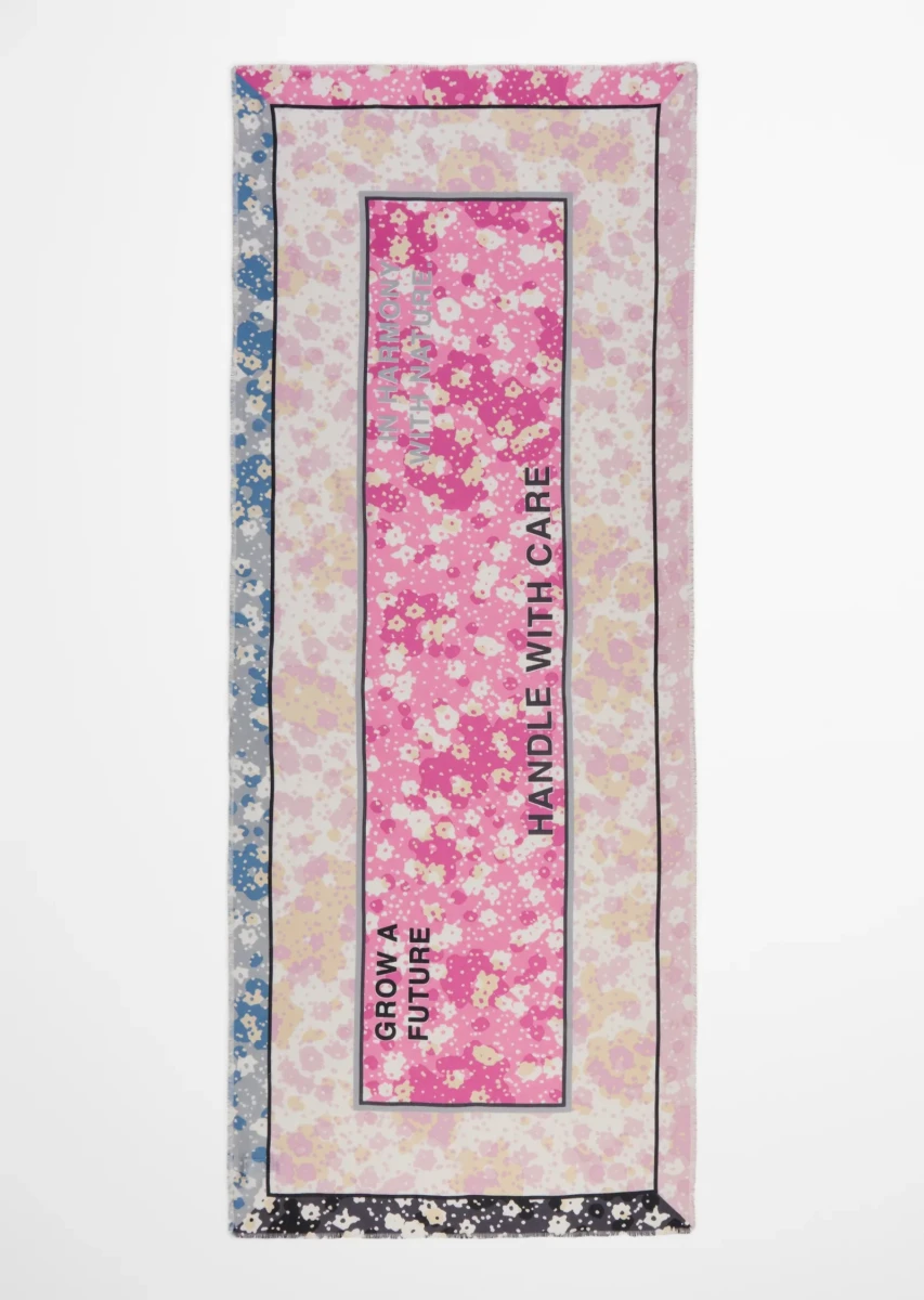 Damen Schal mit Allover-Print