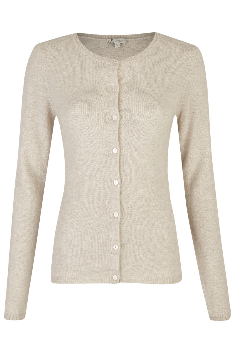 Damen Cashmere-Strickjacke