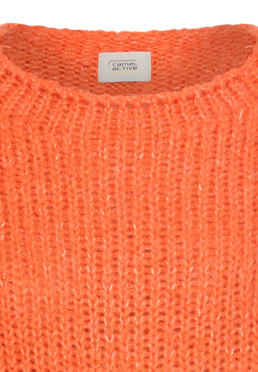 Damen Strickpullover mit weiten Ärmeln