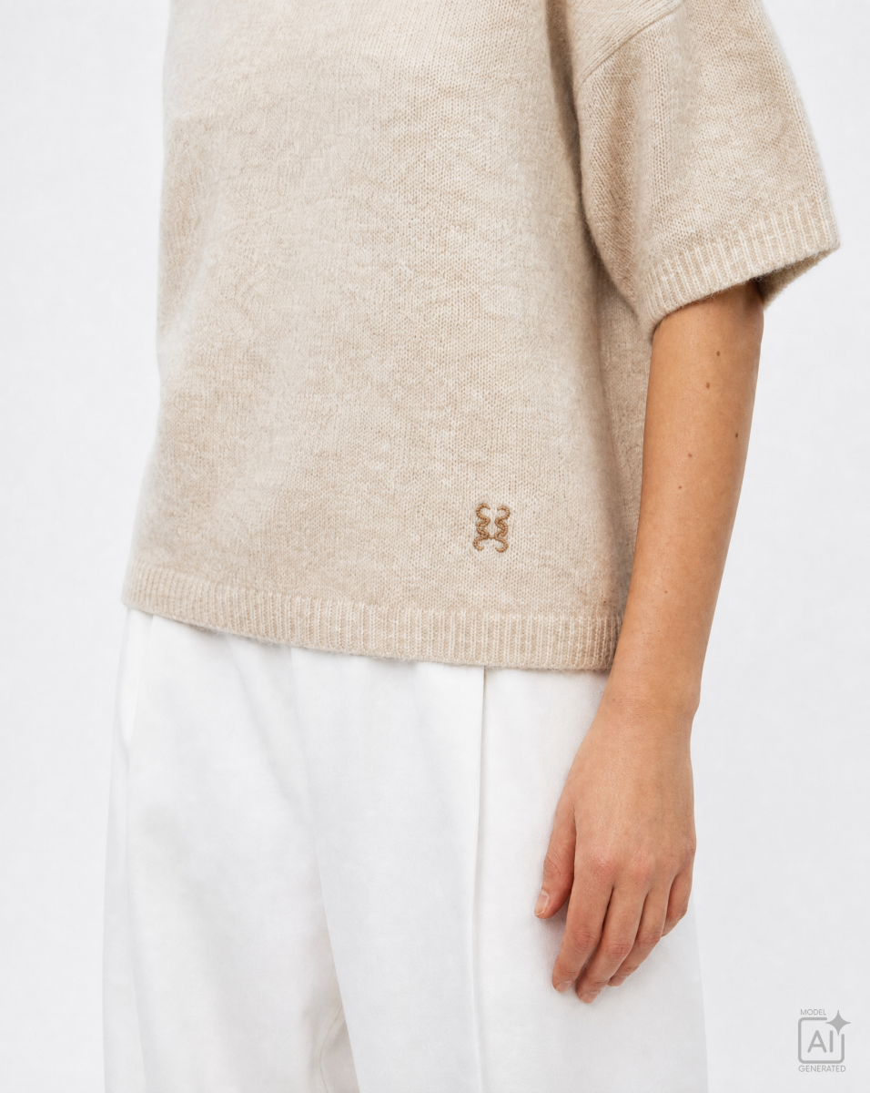 Herren Pullover mit abnehmbarer Schluppe