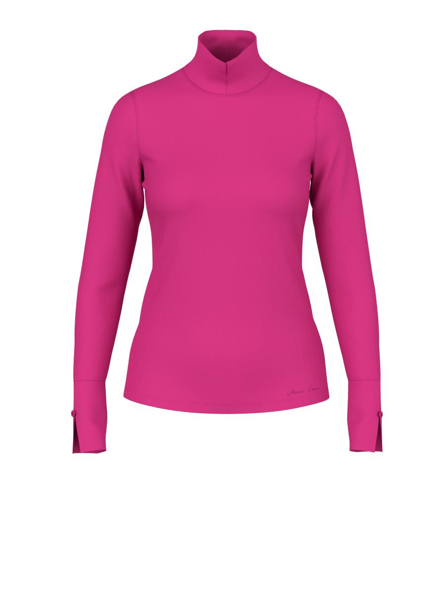 Damen Langarmshirt mit Stehkragen