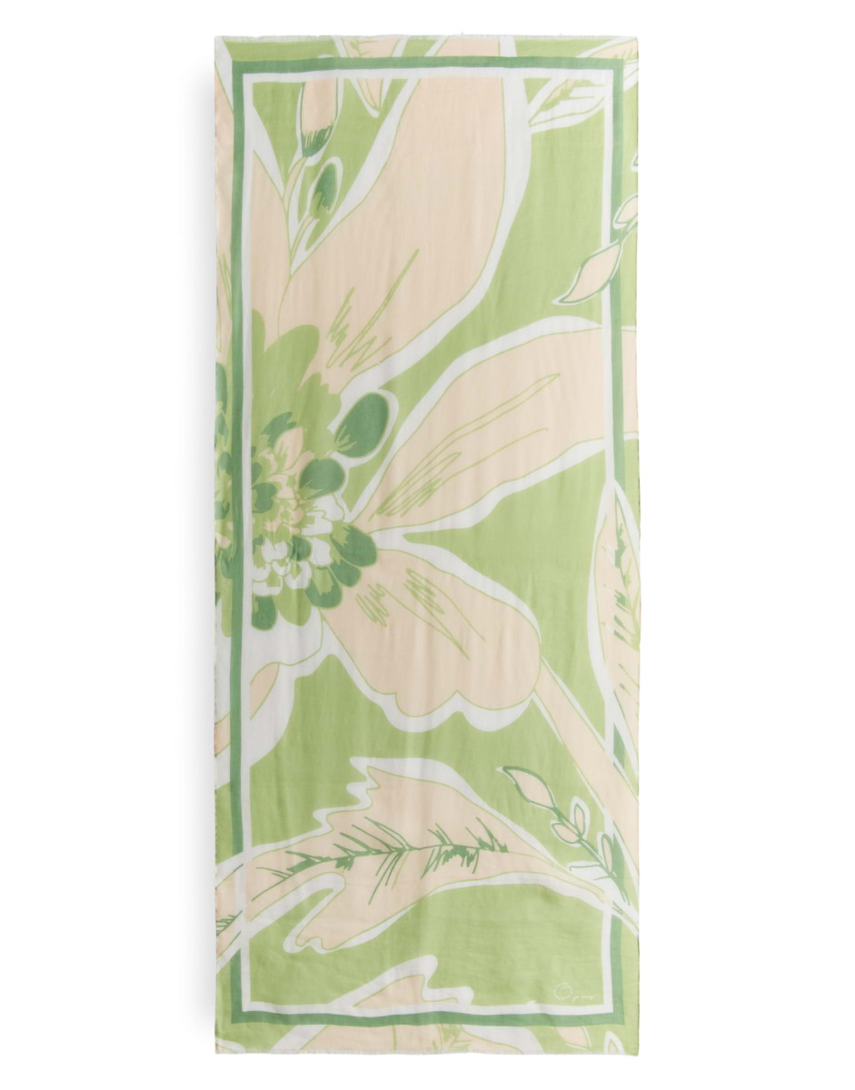 Tuch mit Print Aflume