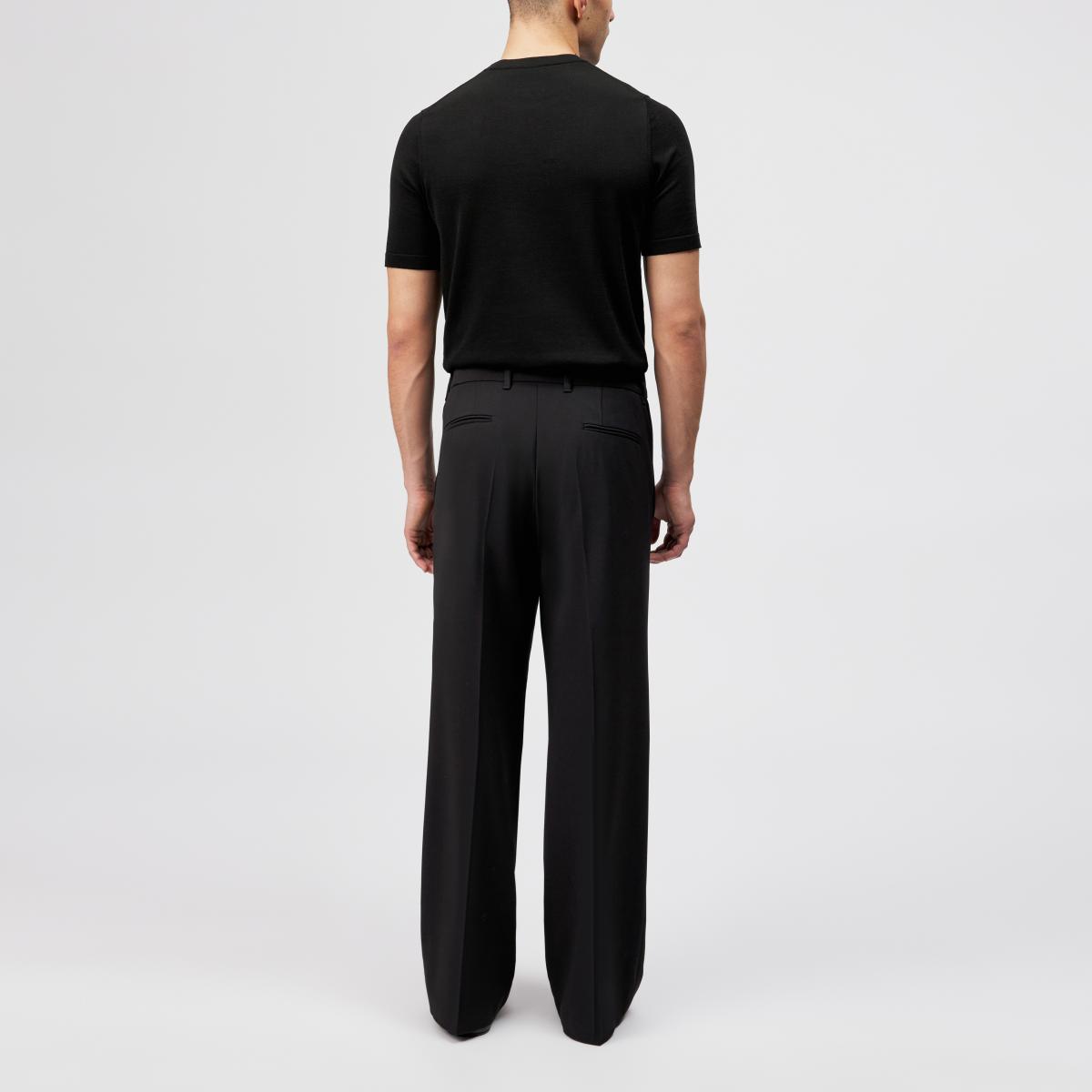 Herren Bundfaltenhose LEEK_WIDE