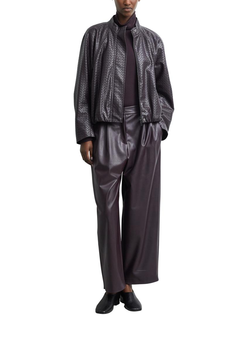 Damen Kunstlederjacke