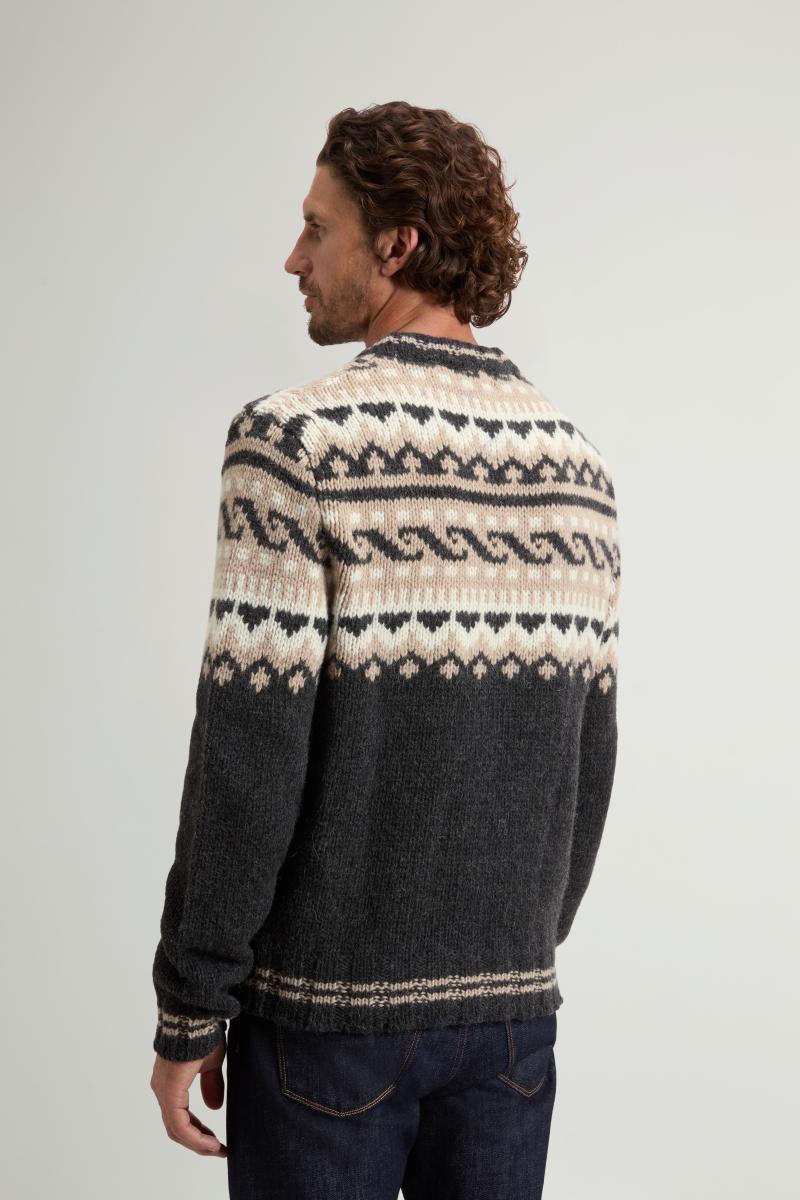 Herren Pullover mit Fair-Isle-Muster