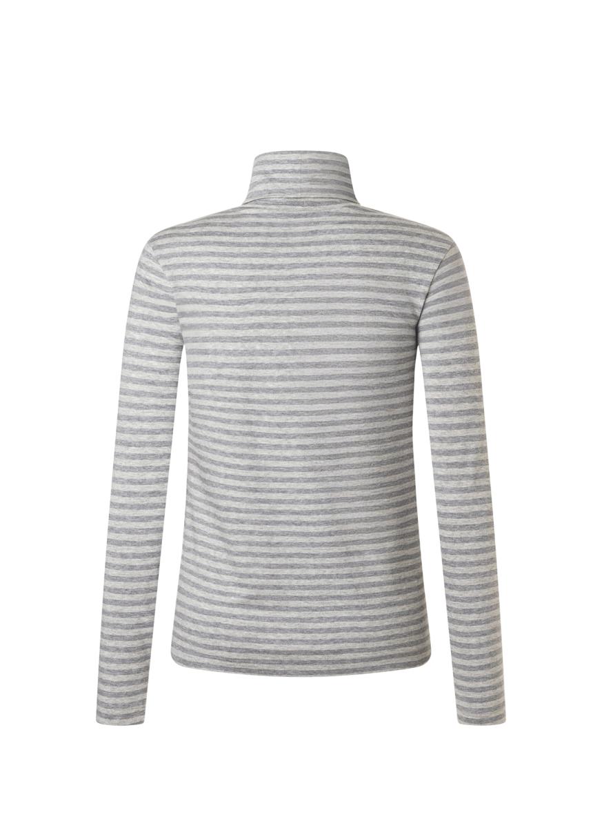 Damen Langarmshirt Mit Rollkragen