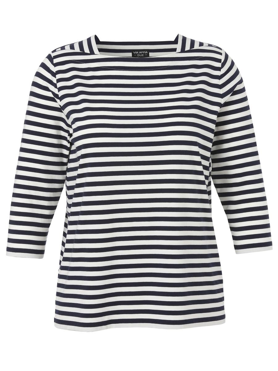 Curvy T-Shirt Karree 3/4-Arm