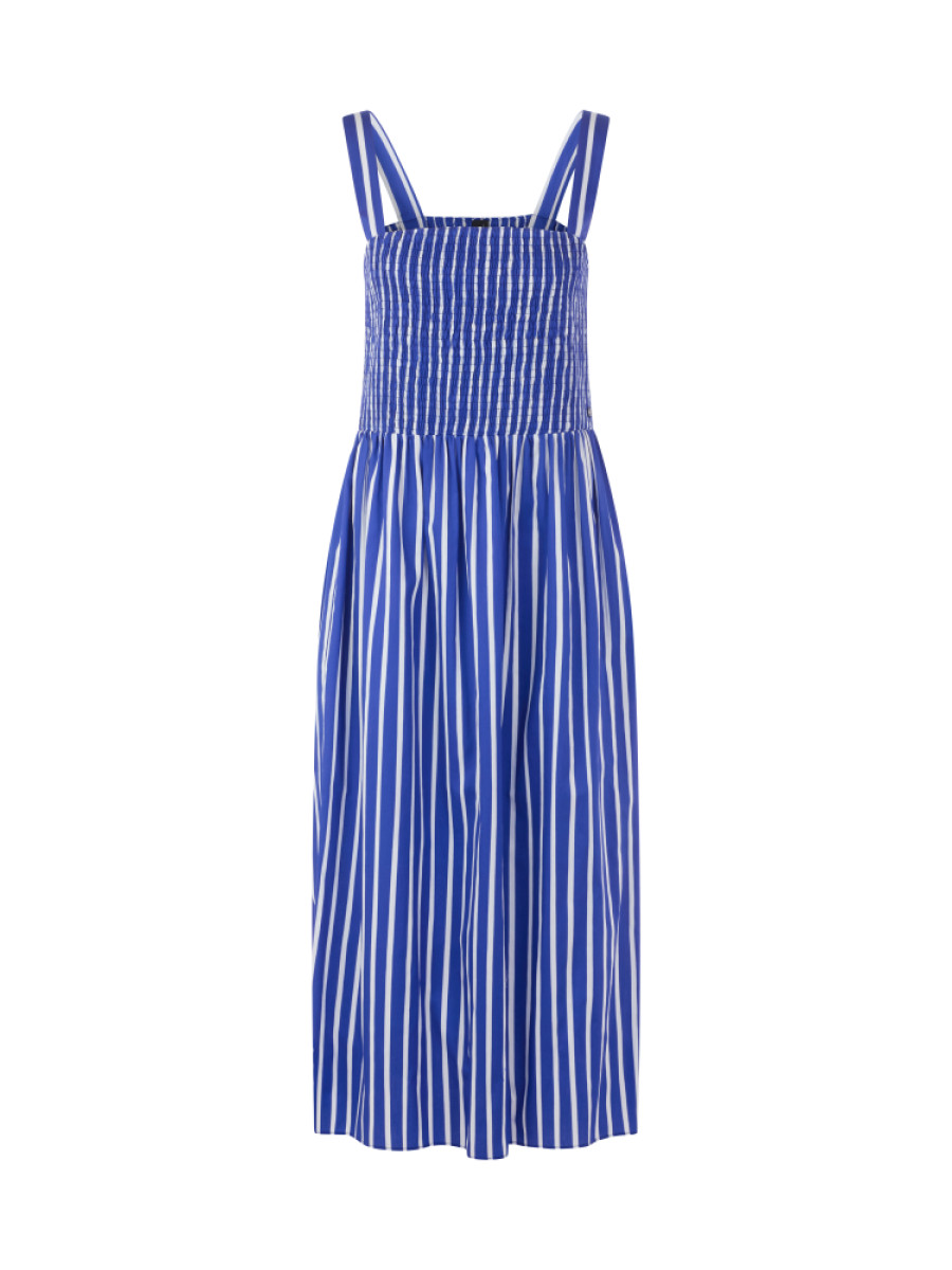 Maxikleid mit gesmoktem Oberteil