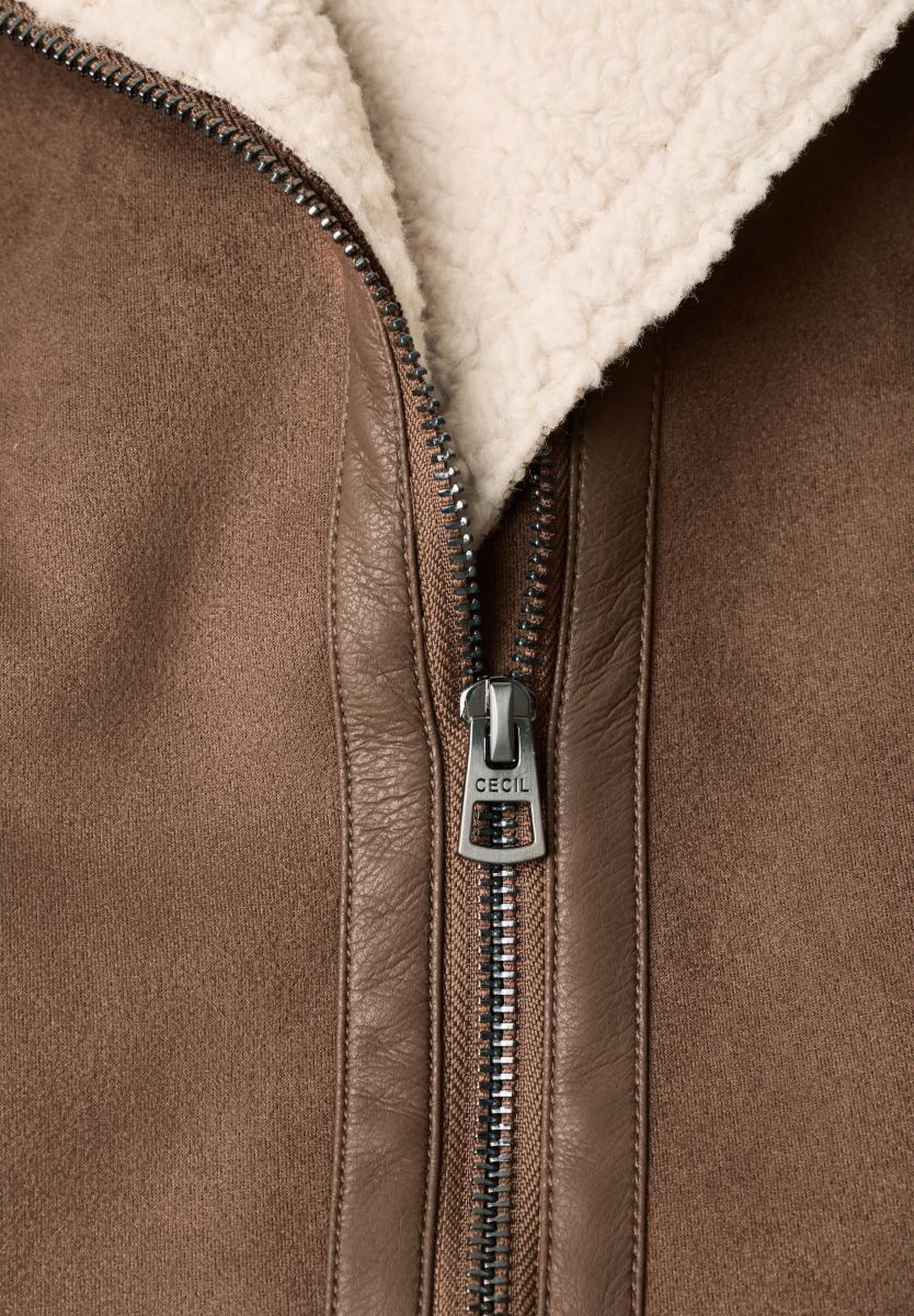 Damen Veloursjacke
