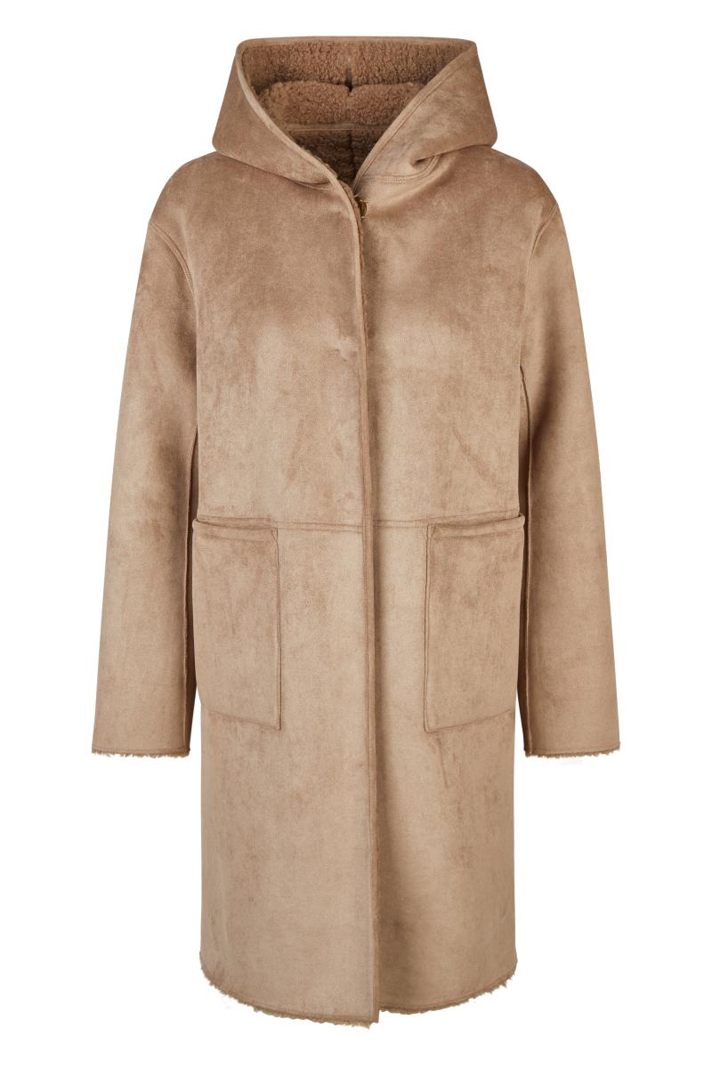 Damen Kapuzenmantel Ami