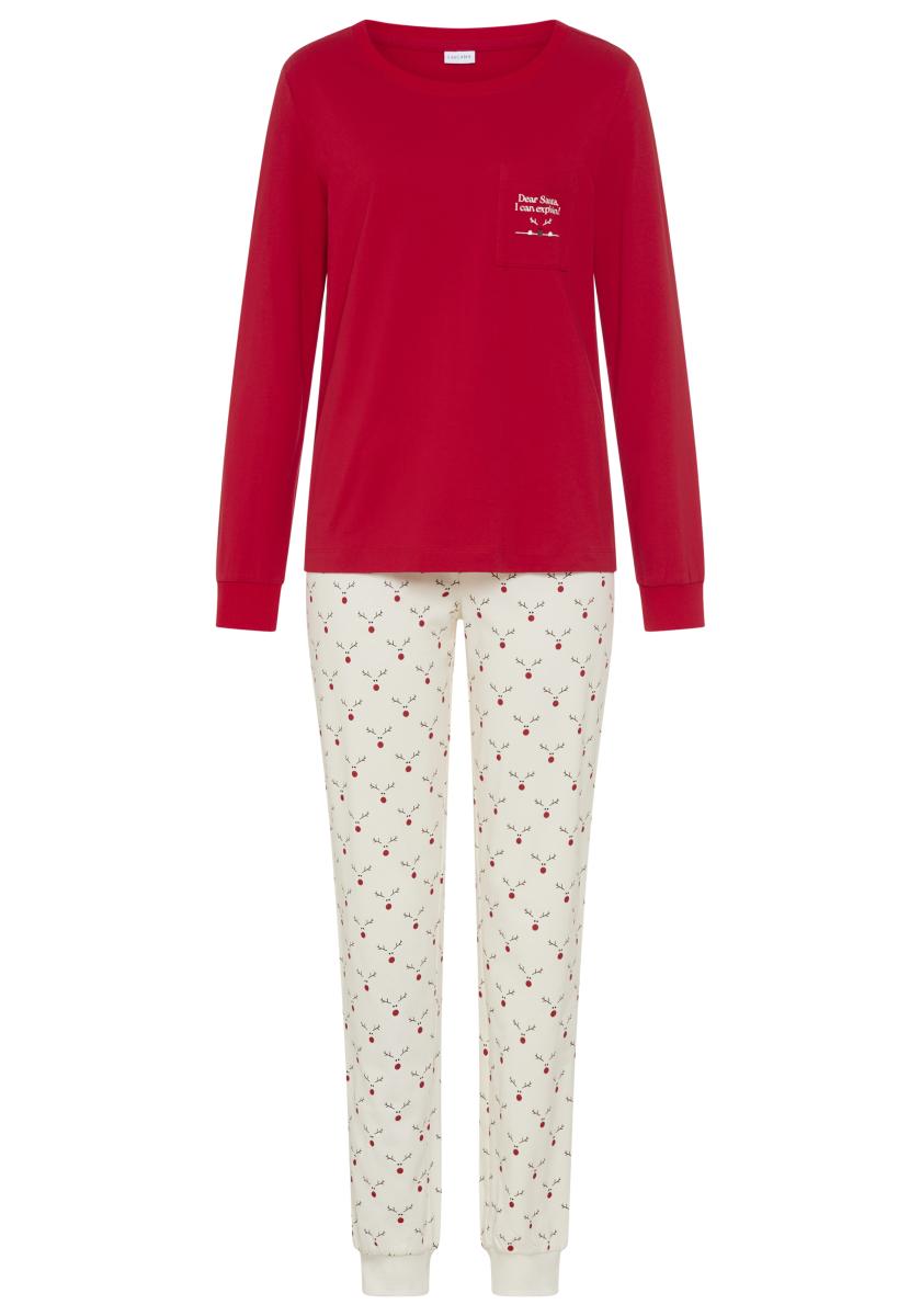Damen Pyjama LAS X-Mas PJ Set