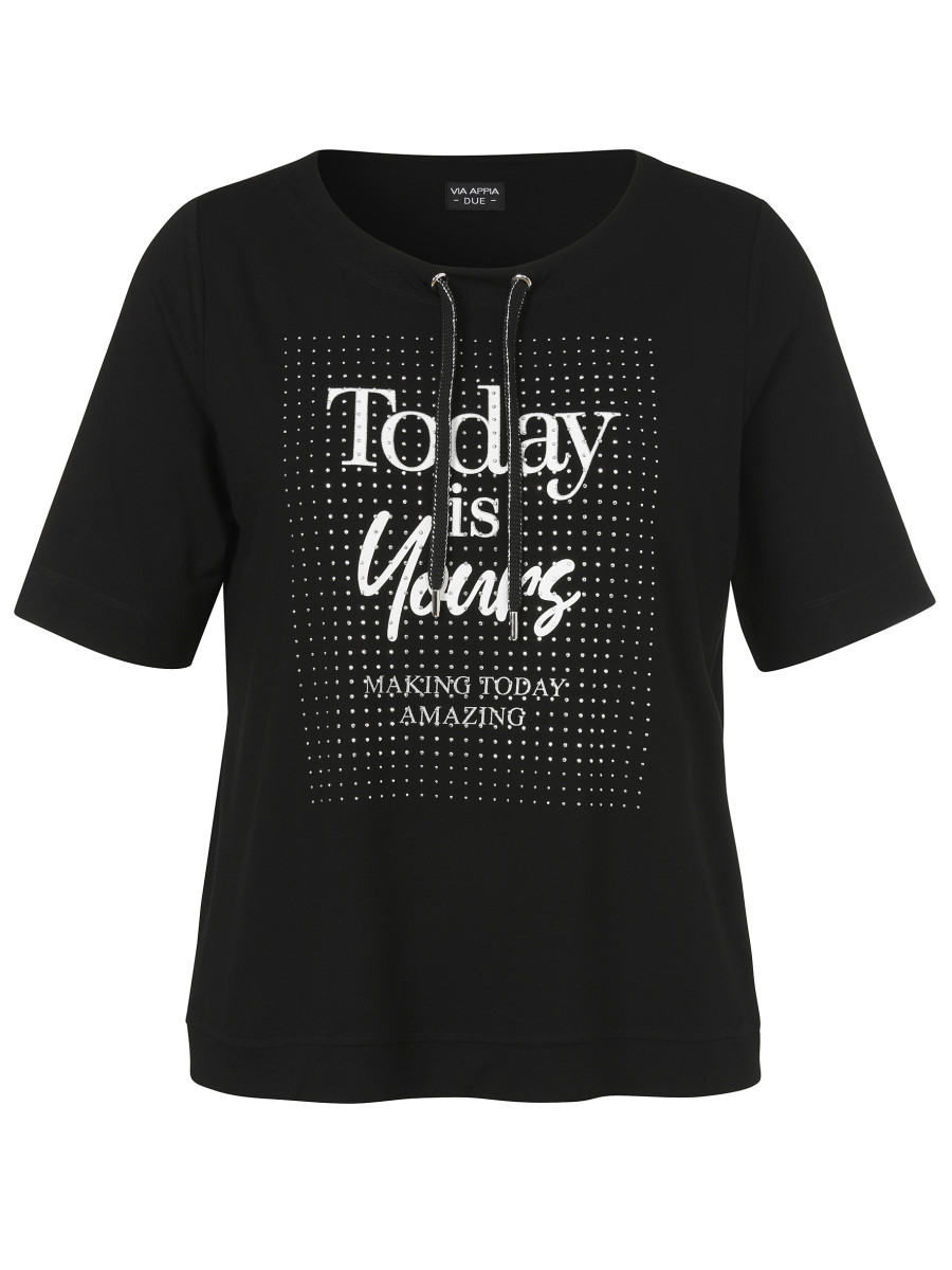 Curvy T-Shirt mit Motiv