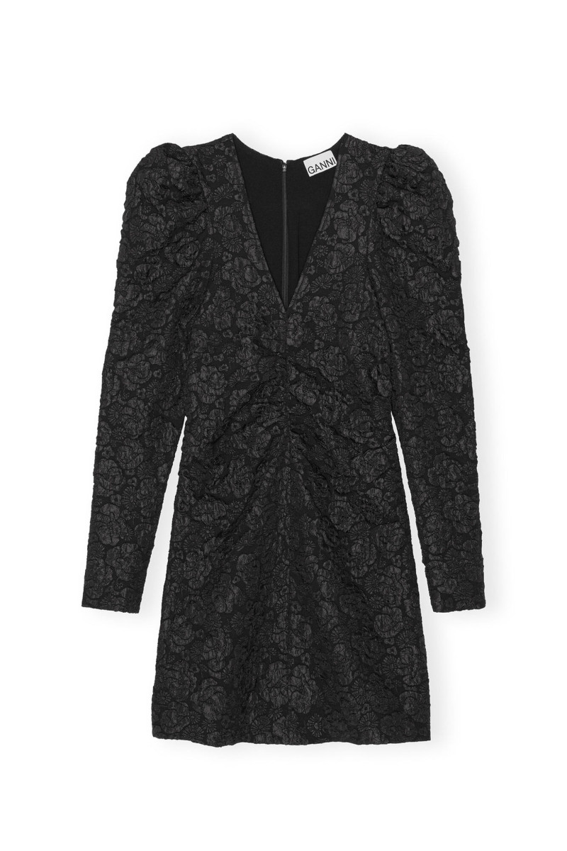 V-Neck Mini Kleid