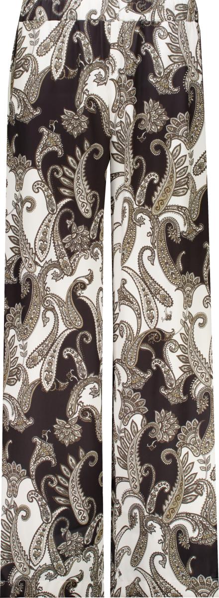 Damen Palazzo Hose mit Paisley-Muster