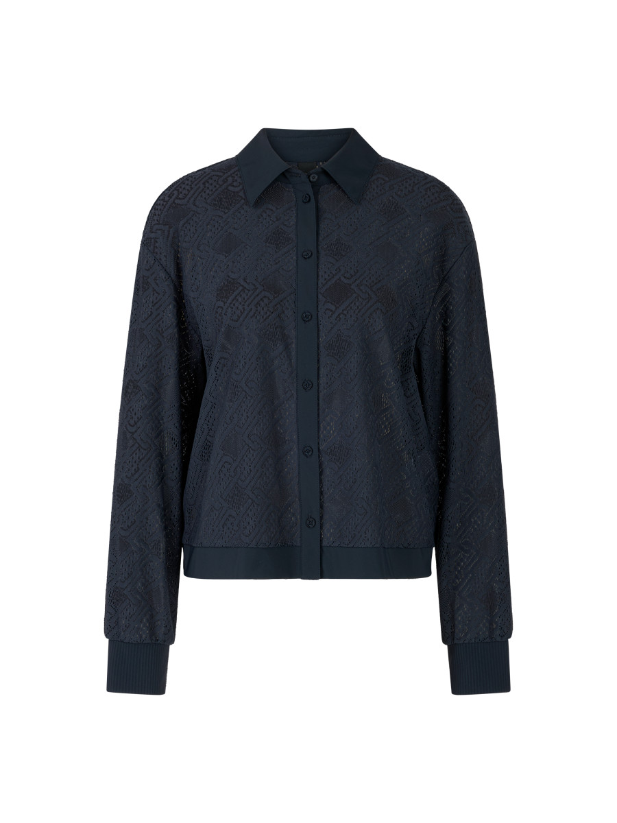 Bluse aus Lochspitze