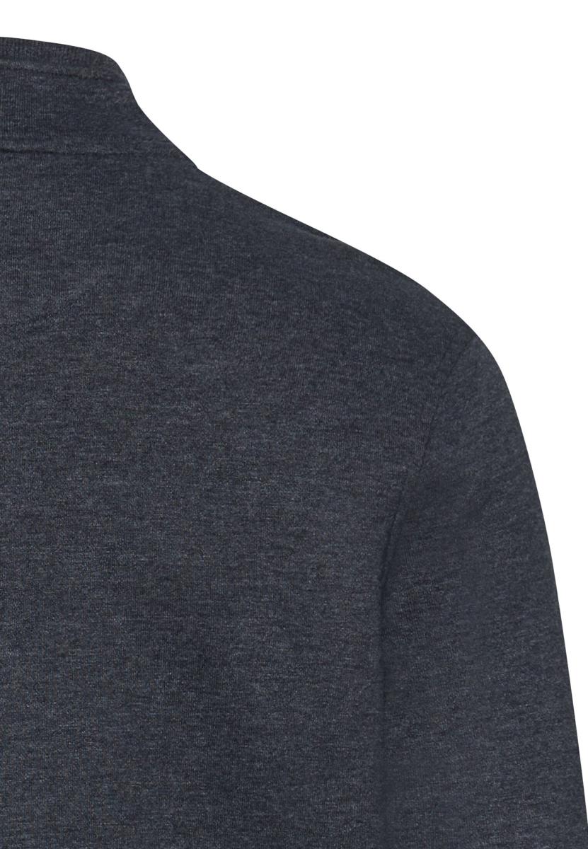Herren Sweatshirt Mit Troyerkragen